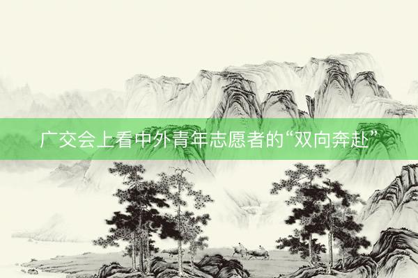 广交会上看中外青年志愿者的“双向奔赴”